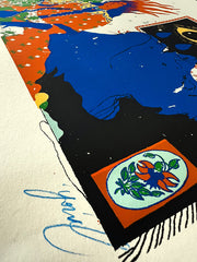 "The Rose & The Nightingale: Flame" Large giclée artprint