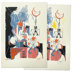 "The Clock Tower (Six past Midnight)" Limited Edition Screen Print