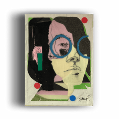 "Dot Dot Dot" Original Collage