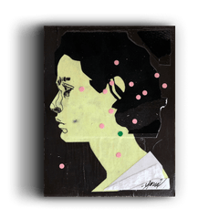 "Fireflies" Original Collage