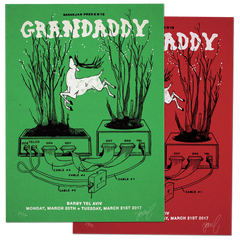 Grandaddy in Tel-aviv Gig Poster Print- YONIL | The Store
