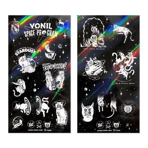 "YONIL Space Program" Sticker Sheets
