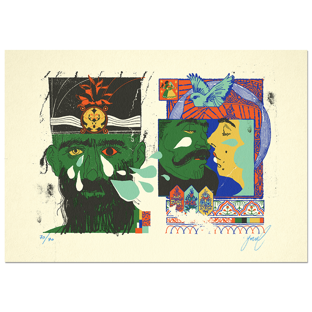 "The Rose & The Nightingale: Tears" Limited Edition Screen Print