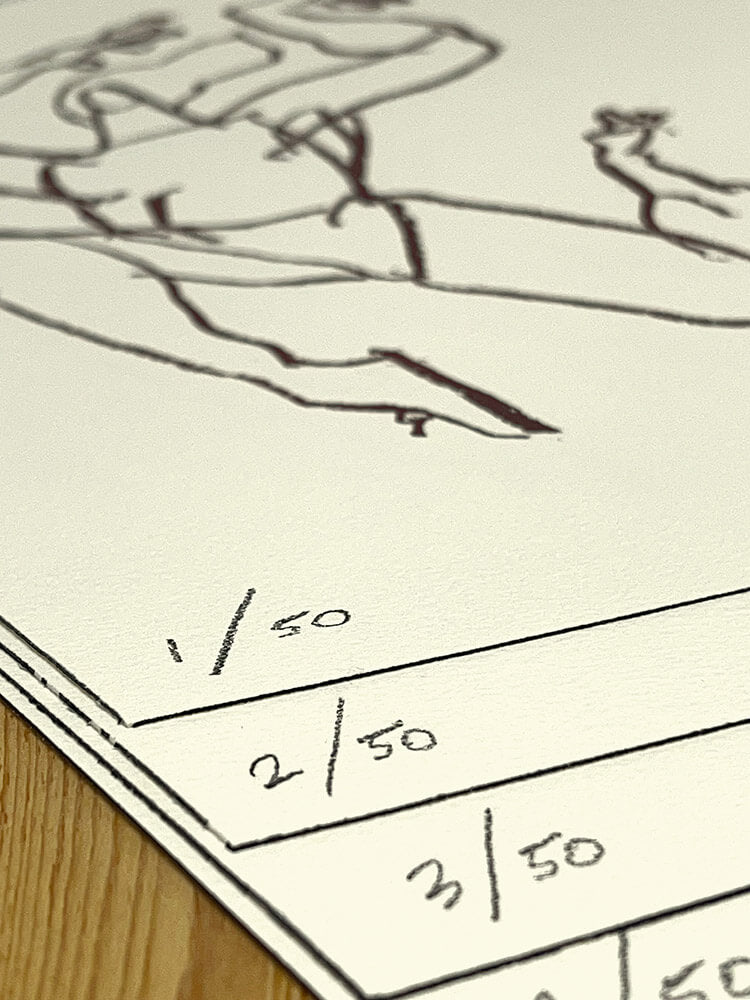 "Flight" Limited Edition Letterpress Print