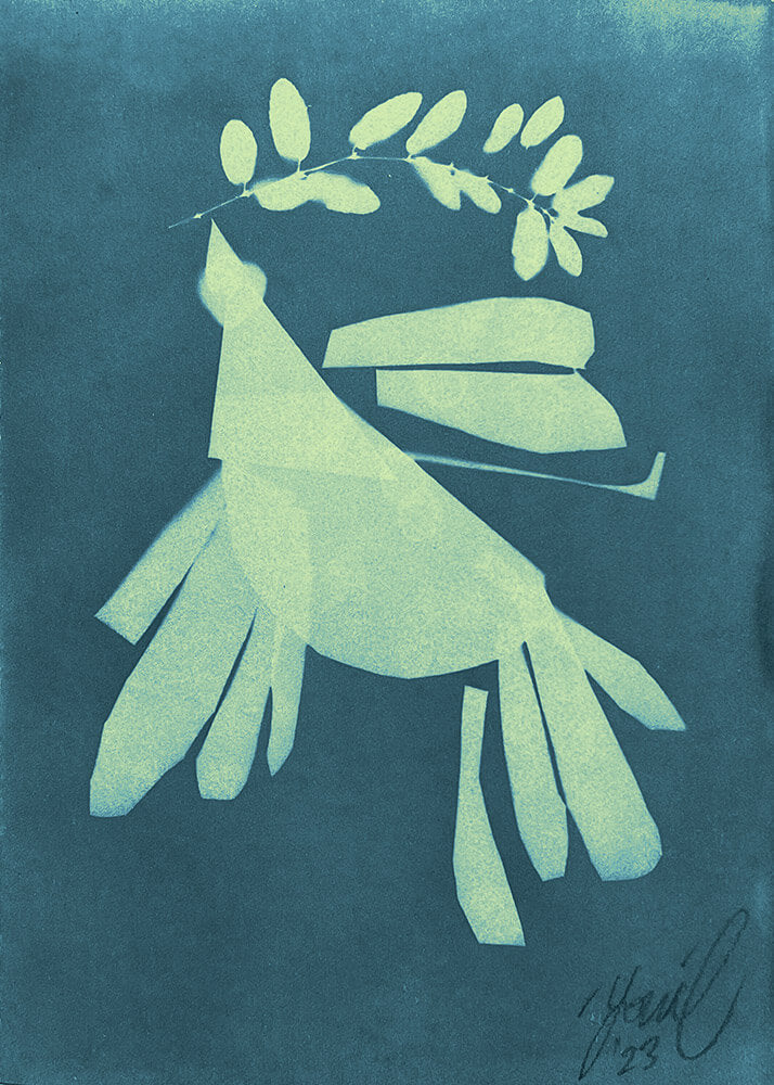"WISHFUL/THINKING" Cyanotype prints