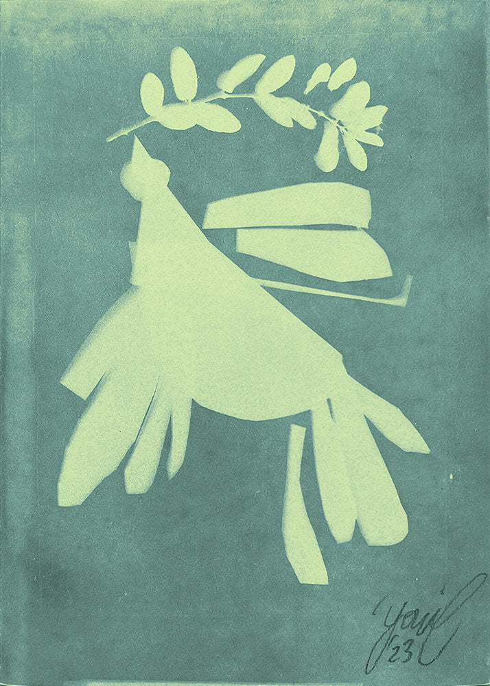 "WISHFUL/THINKING" Cyanotype prints
