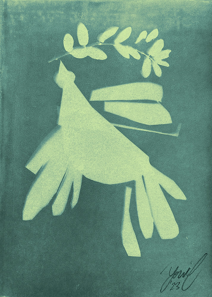 "WISHFUL/THINKING" Cyanotype prints