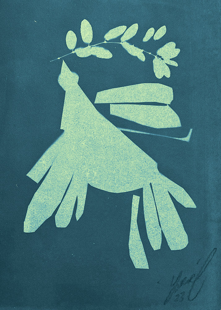 "WISHFUL/THINKING" Cyanotype prints