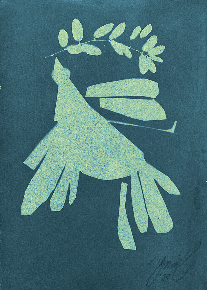 "WISHFUL/THINKING" Cyanotype prints