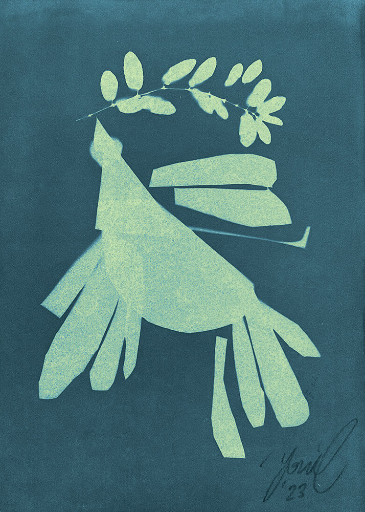"WISHFUL/THINKING" Cyanotype prints