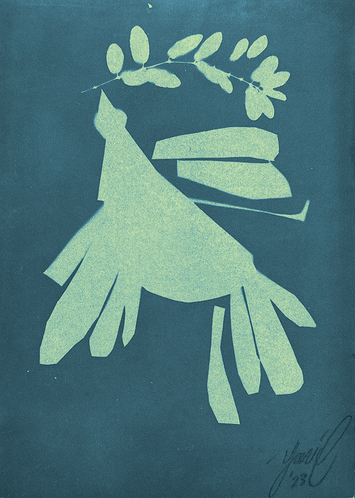 "WISHFUL/THINKING" Cyanotype prints
