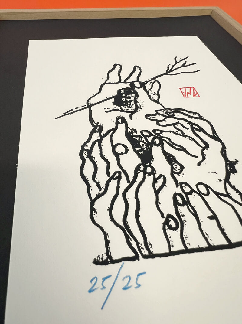 "Ticklish" Limited Edition Mini Screenprint