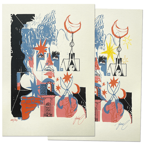 "The Clock Tower (Six past Midnight)" Limited Edition Screen Print