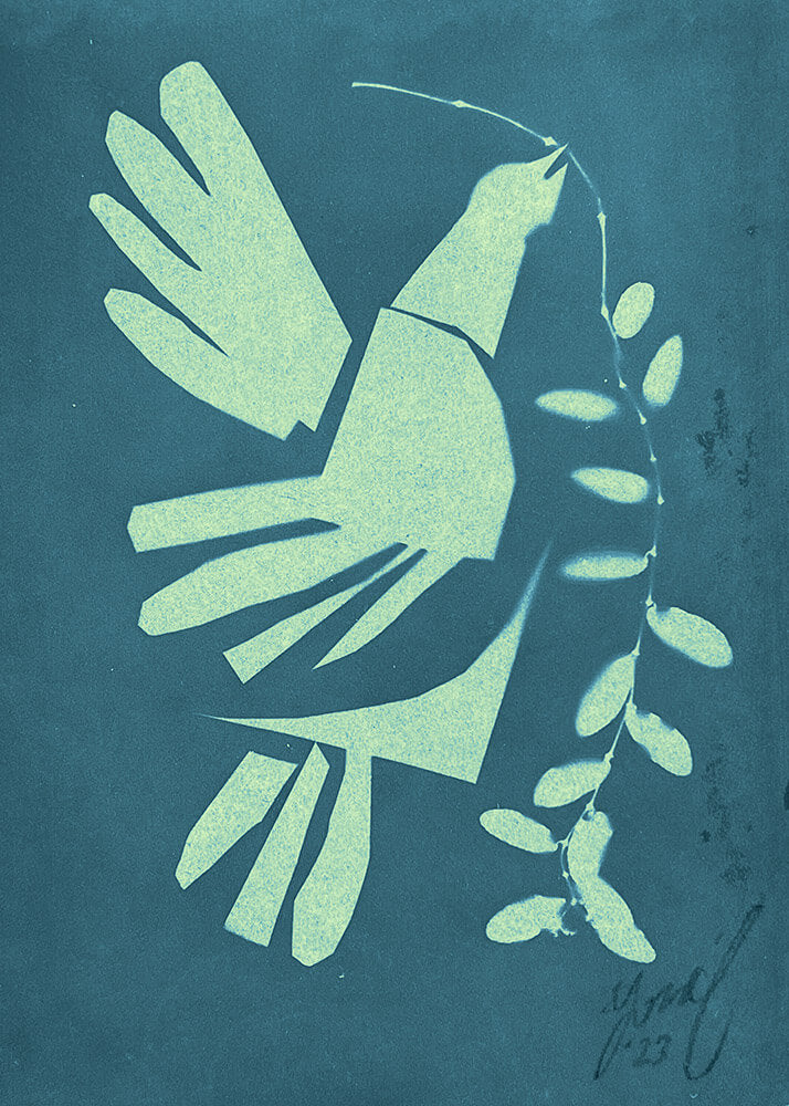 "WISHFUL/THINKING" Cyanotype prints