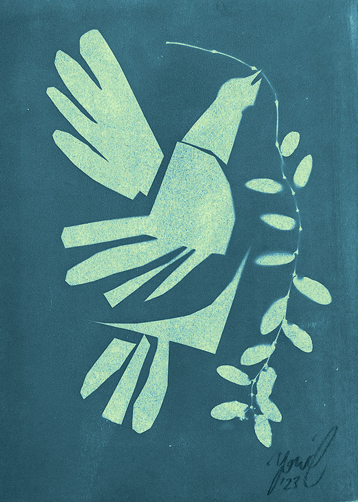 "WISHFUL/THINKING" Cyanotype prints