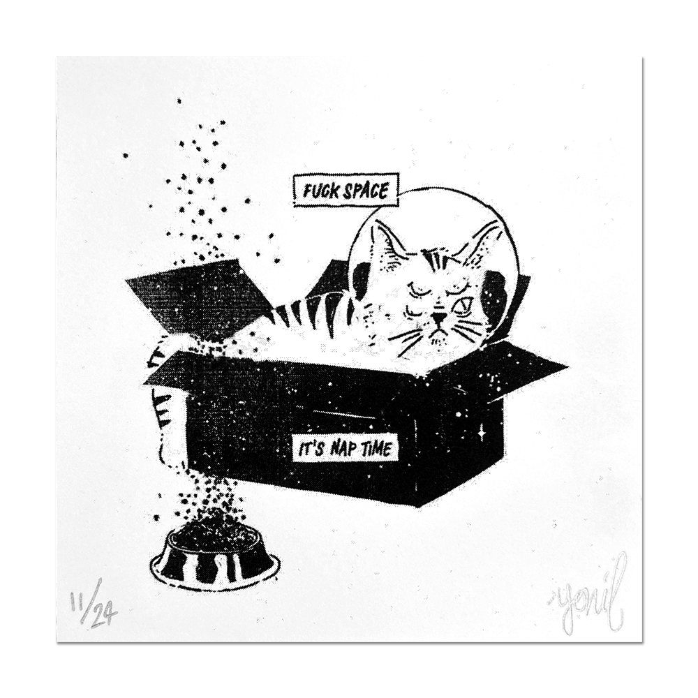 "Nap Time" RISO Limited edition Miniprint