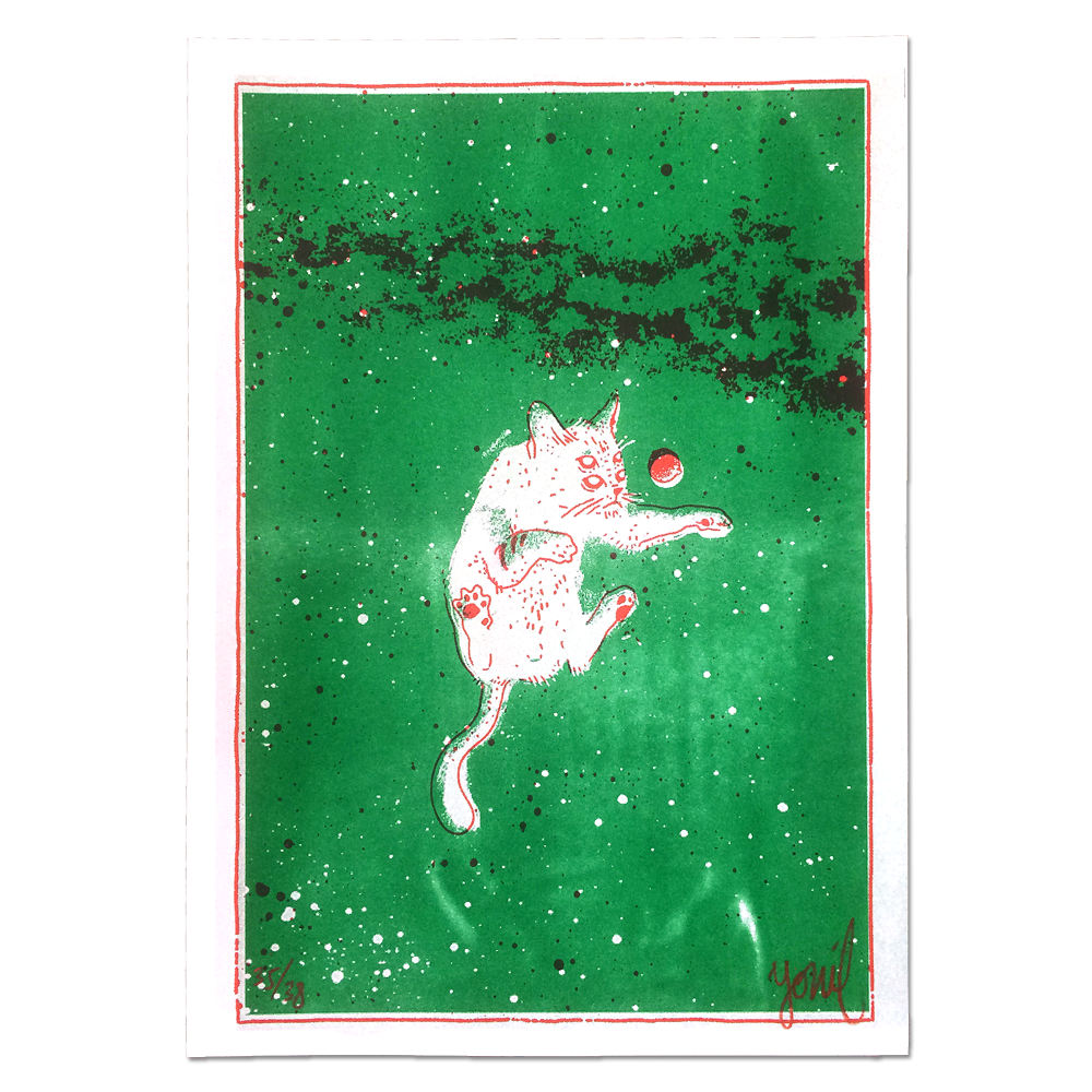 "Floating" RISO Limited edition Print