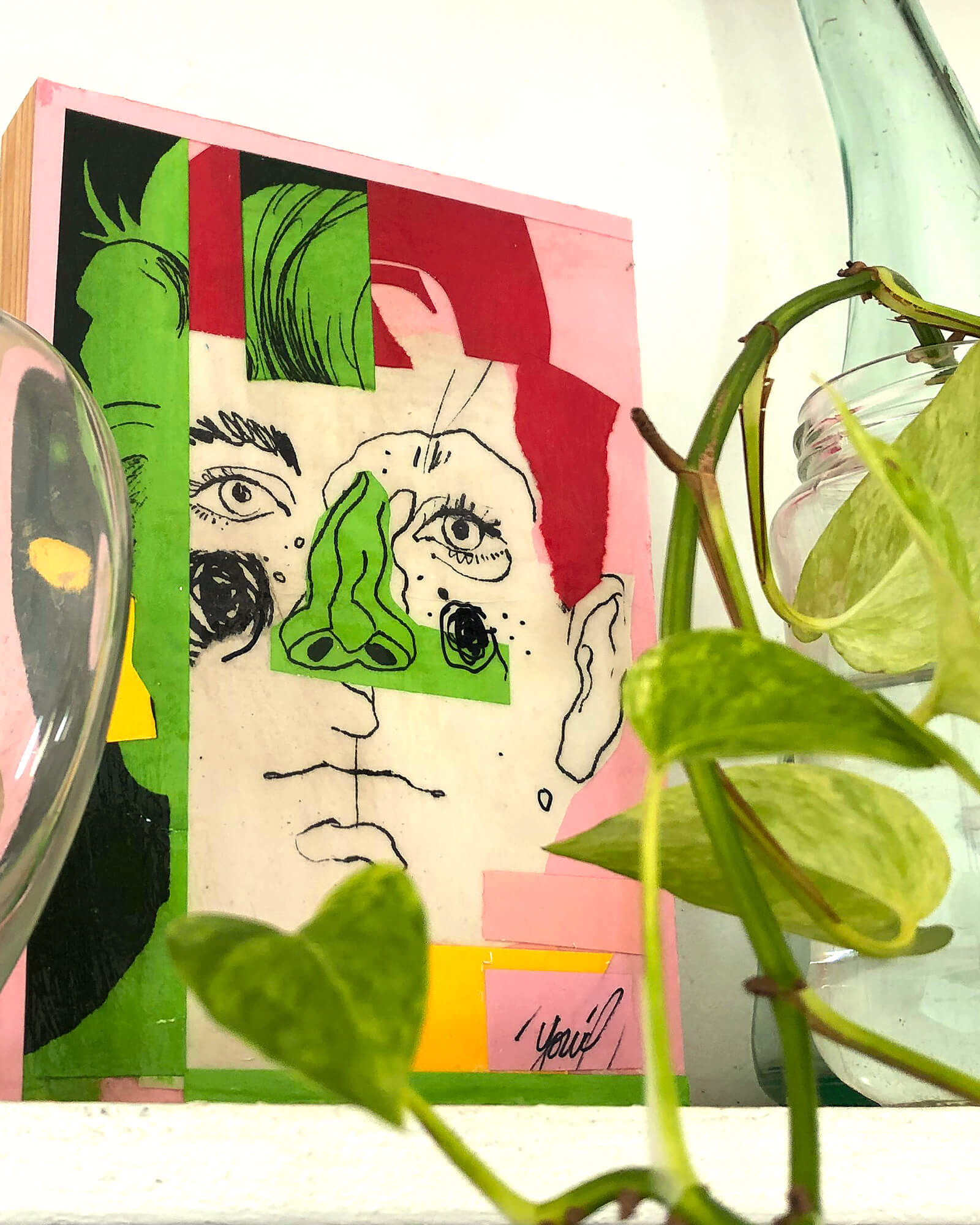 "Blush" Original Collage