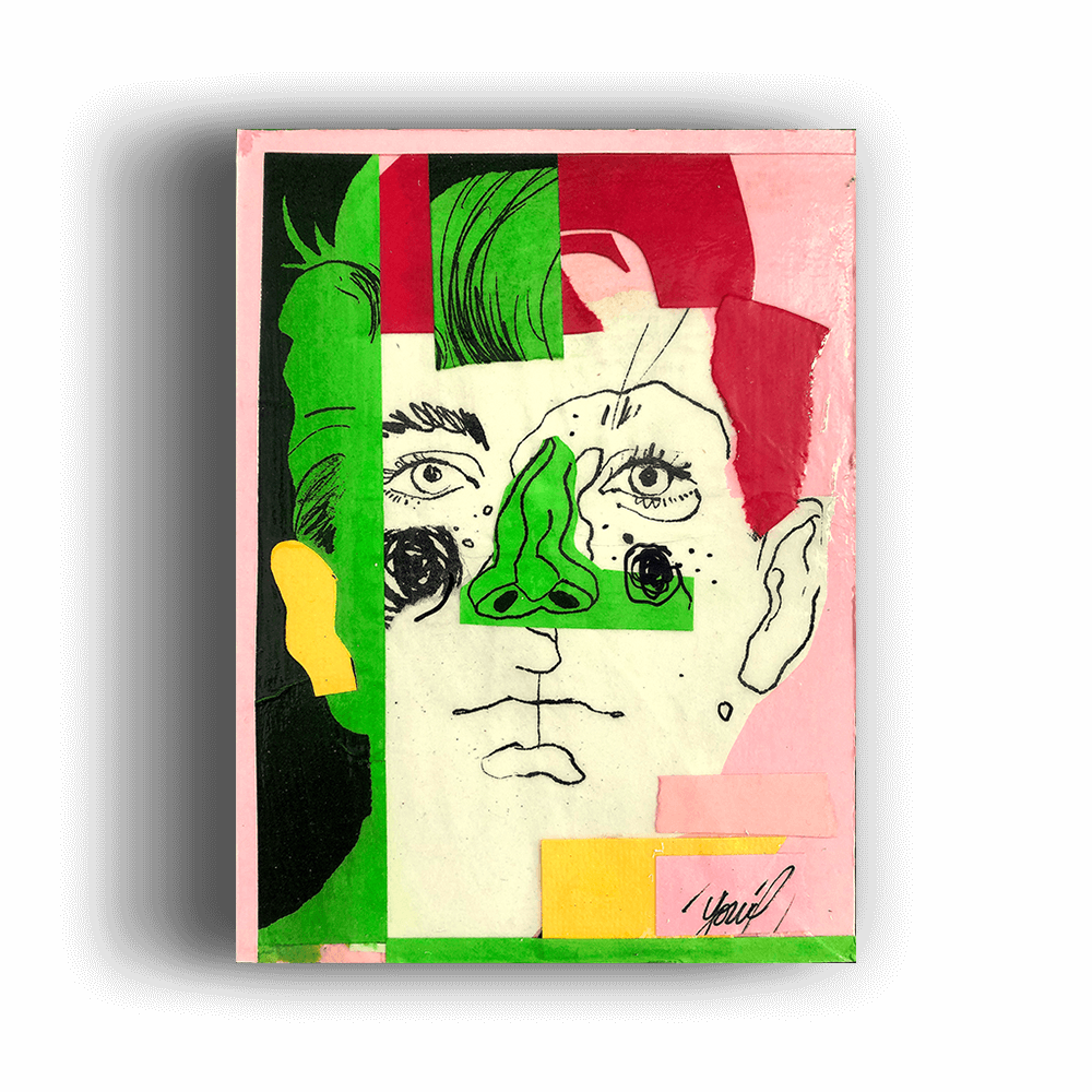 "Blush" Original Collage