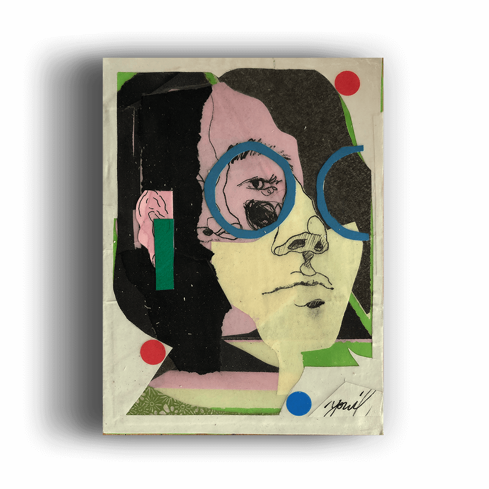 "Dot Dot Dot" Original Collage