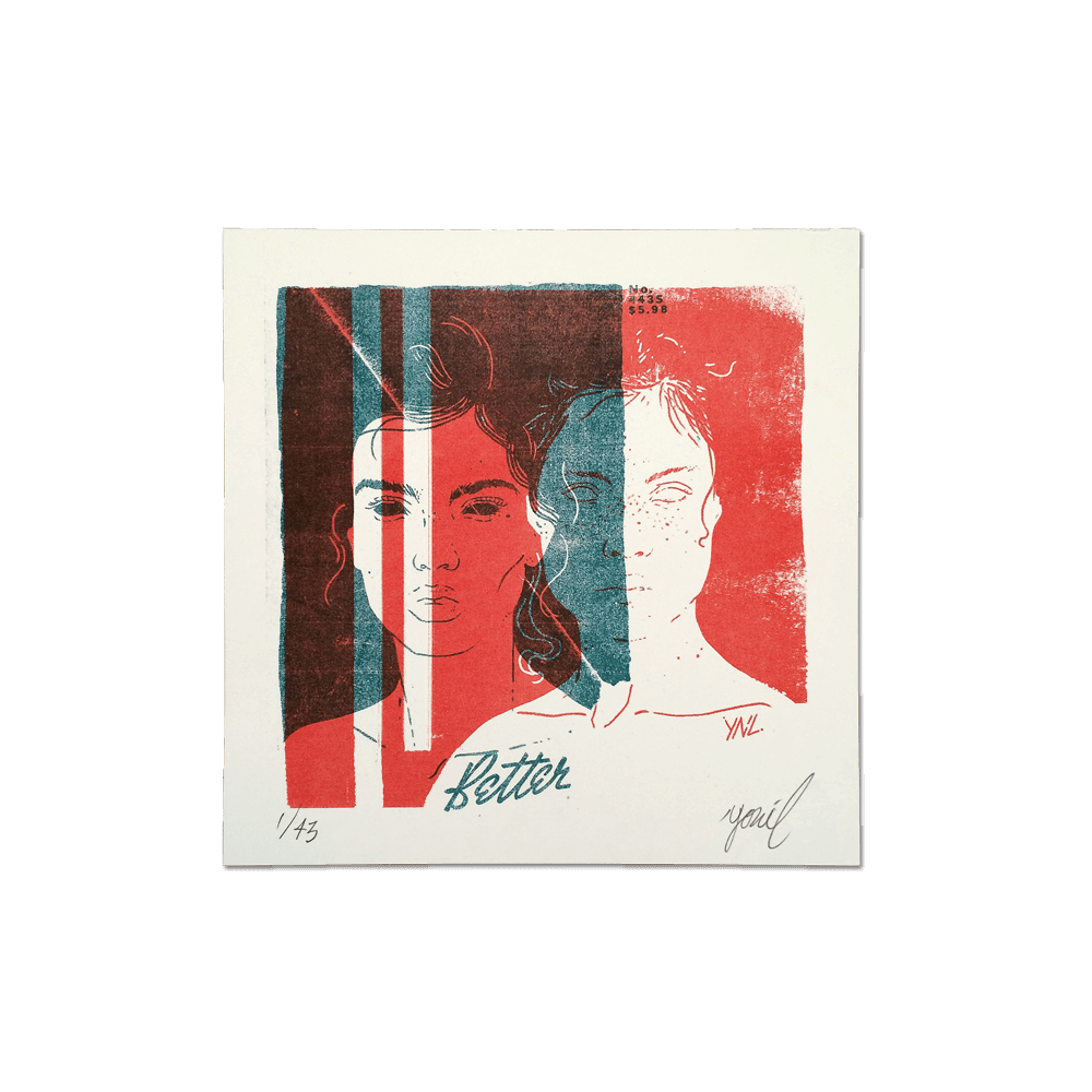 "Distance" <br> Limited edition Risograph print Print- YONIL | The Store