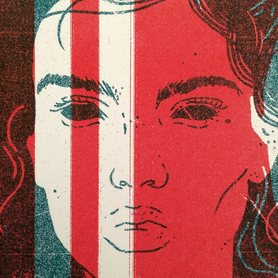 "Distance" <br> Limited edition Risograph print Print- YONIL | The Store