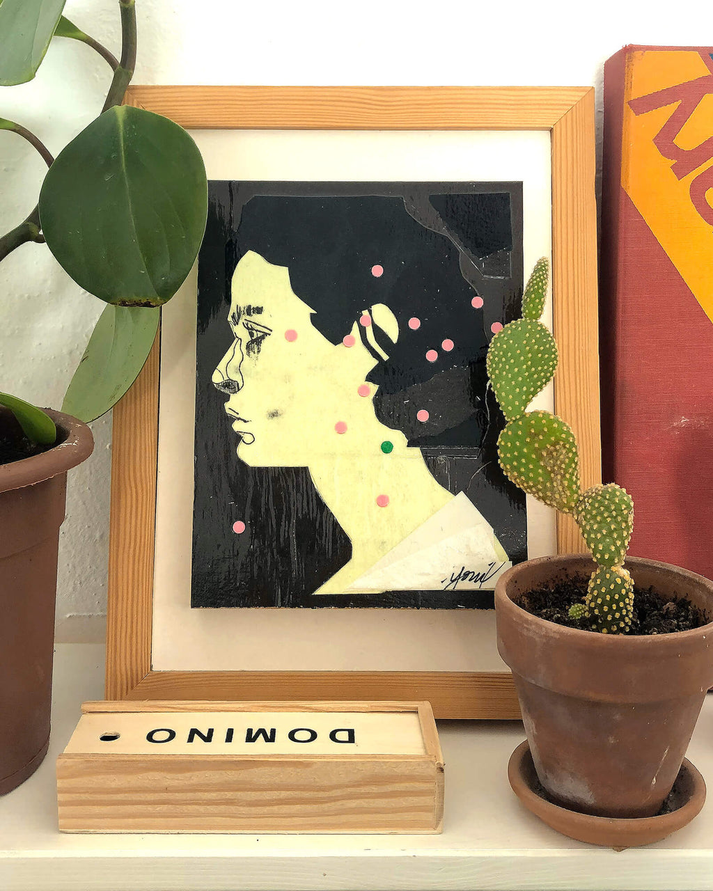 "Fireflies" Original Collage