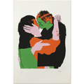 "KISS KISS BANG BANG" Limited Edition Screen Print - YONIL | The Store