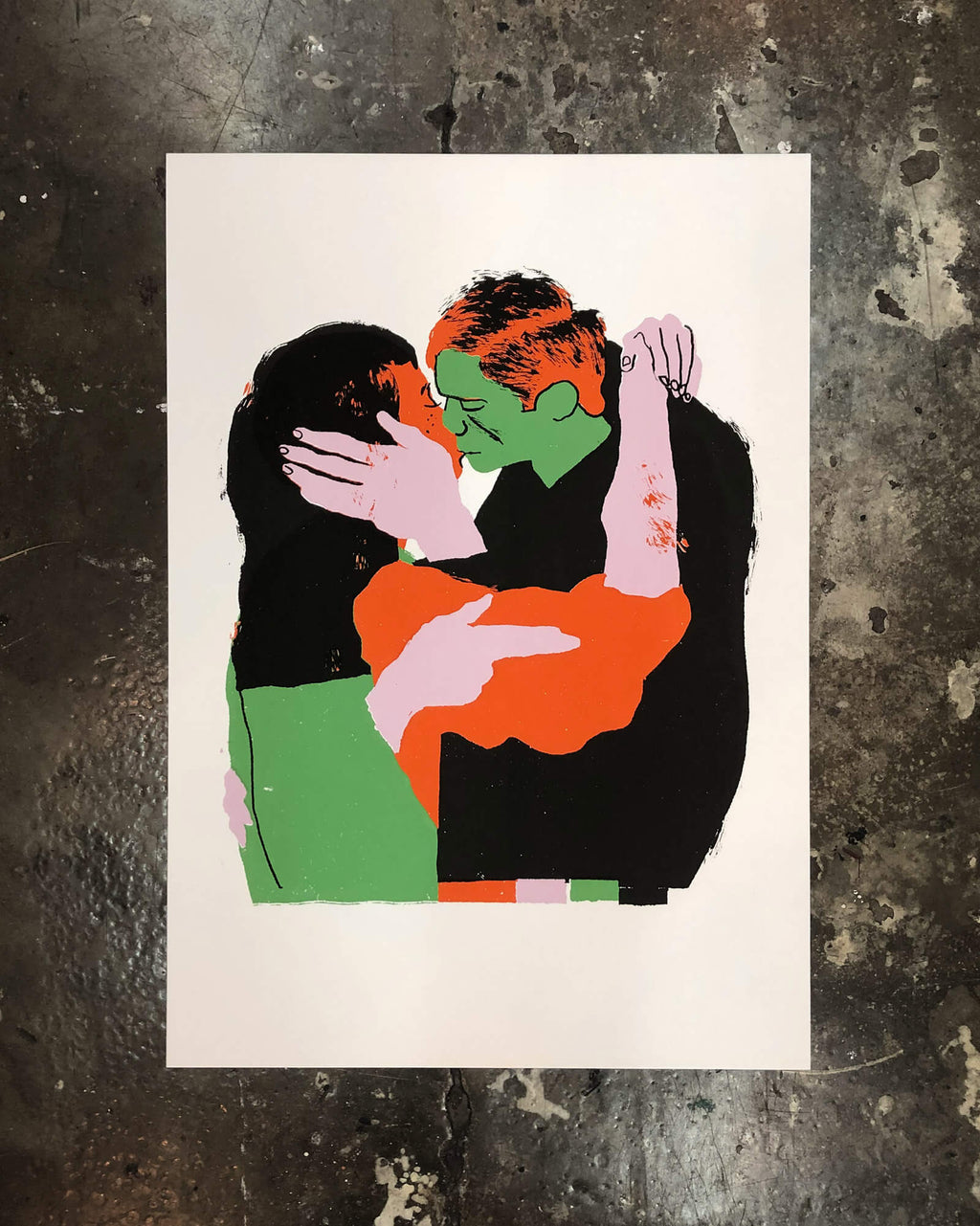 "KISS KISS BANG BANG" Limited Edition Screen Print