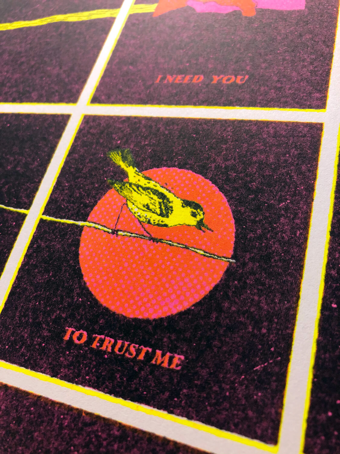 "LIAR" Limited edition RISO print