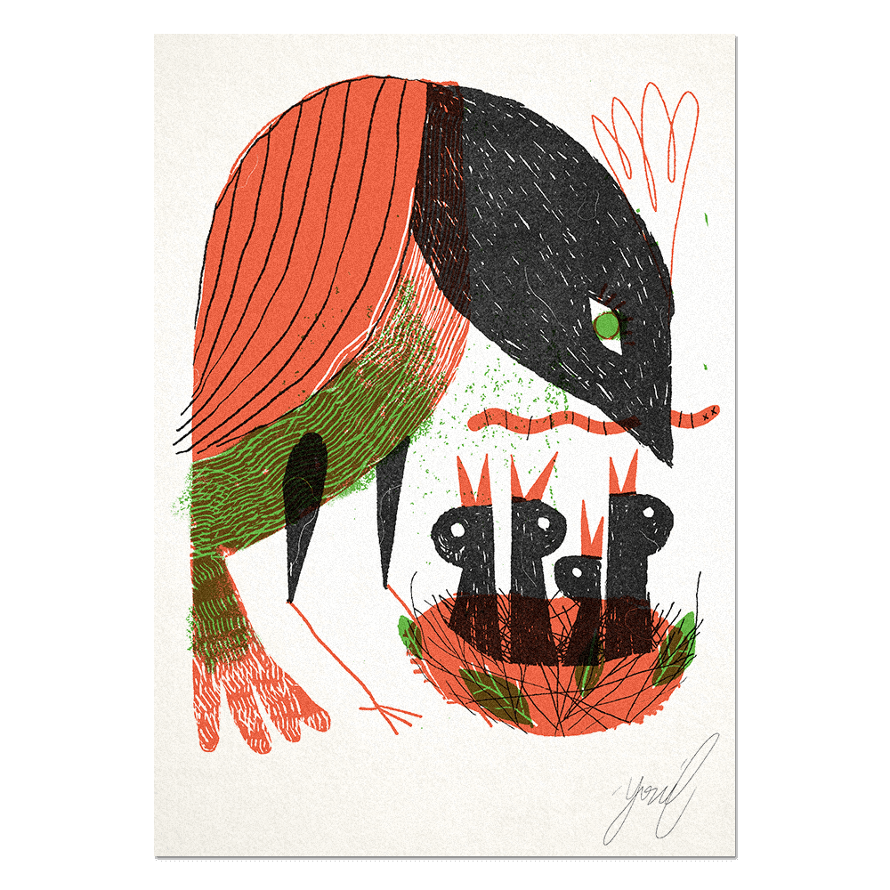 "MAMA" Limited Edition RISO Print