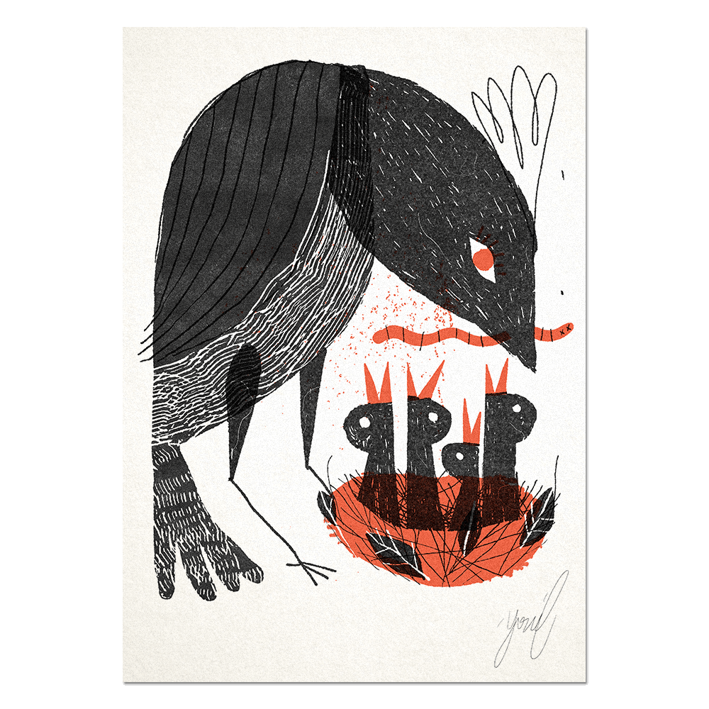 "MAMA" Limited Edition RISO Print