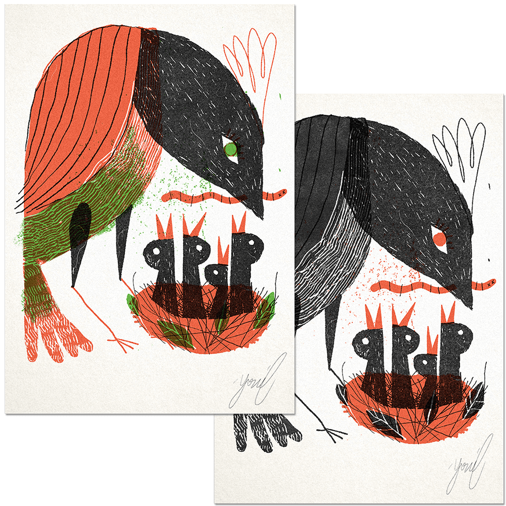 "MAMA" Limited Edition RISO Print