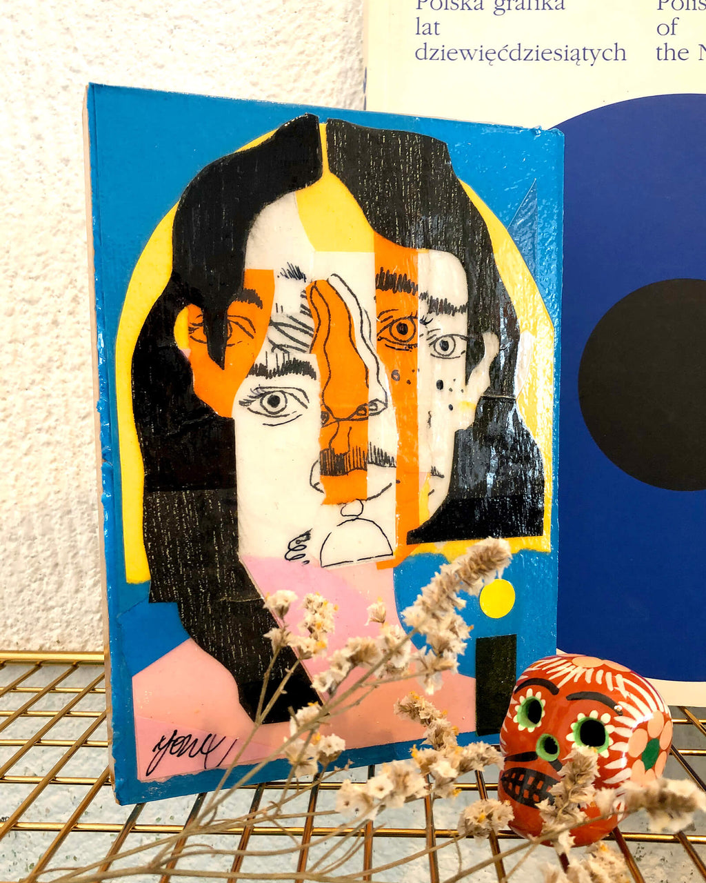 "Mermaid" Original Collage