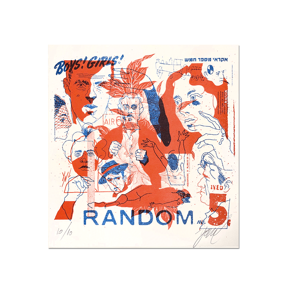 "RNDM #5" Limited Edition RISO print
