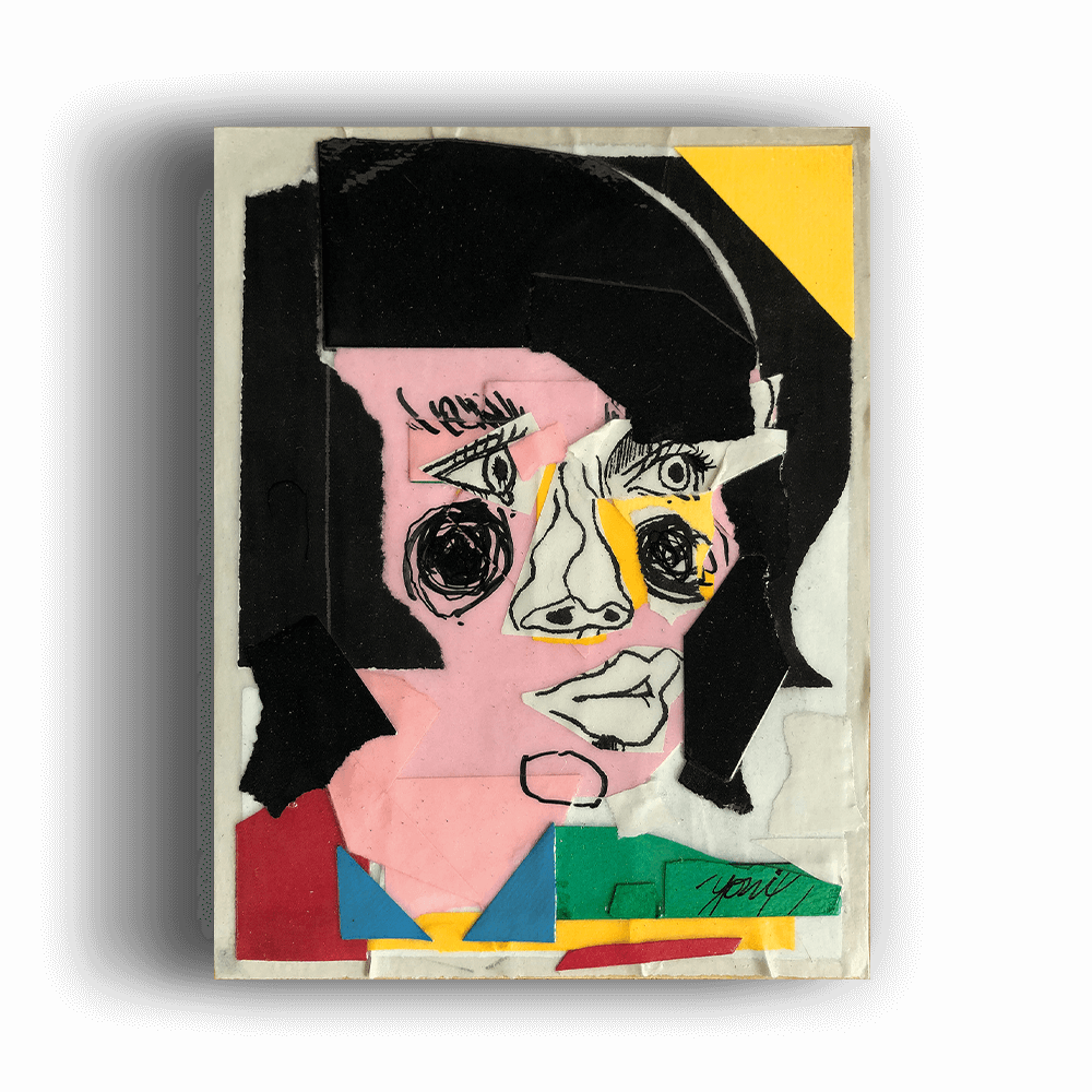 "The Learning Curve" Original Collage