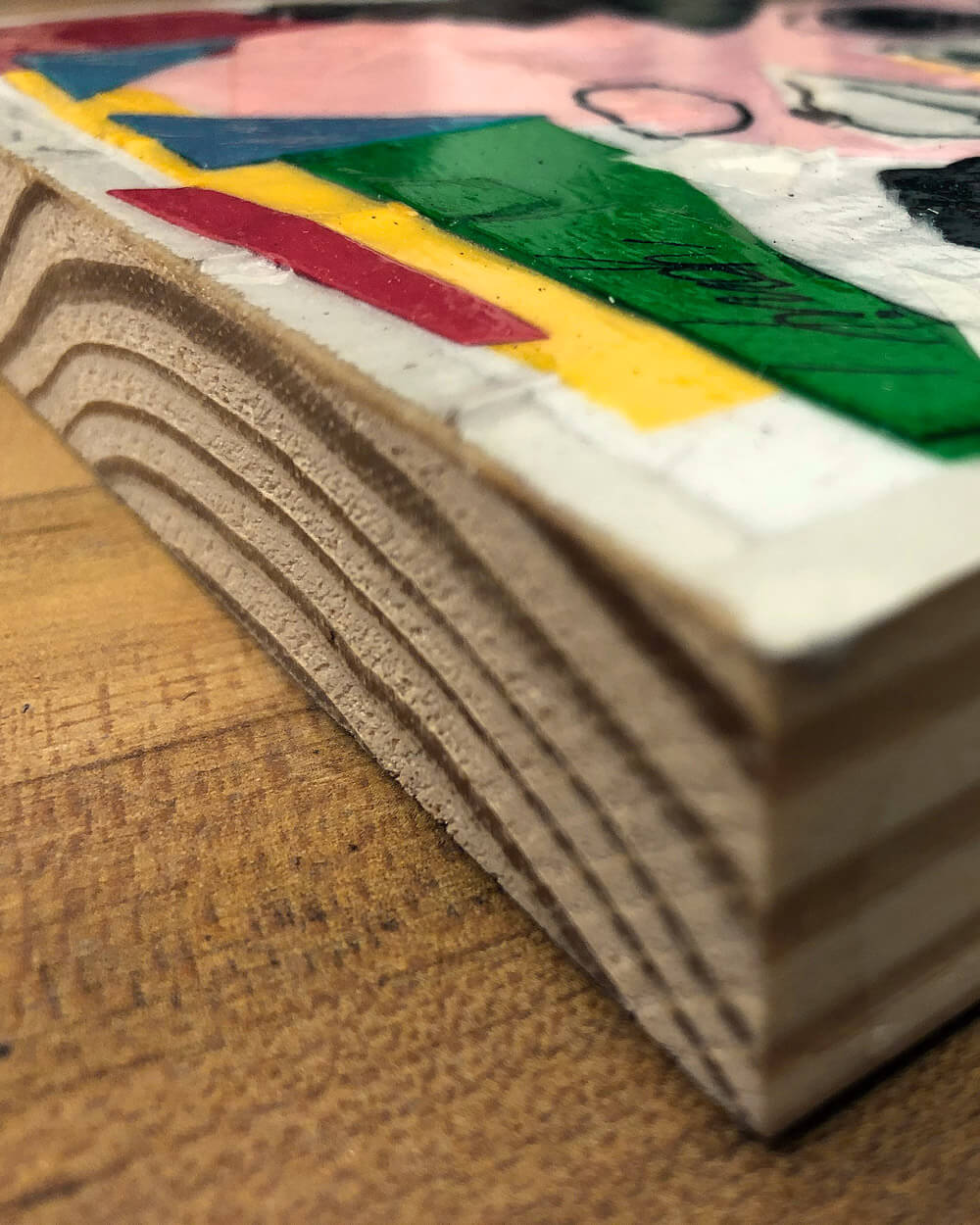 "The Learning Curve" Original Collage