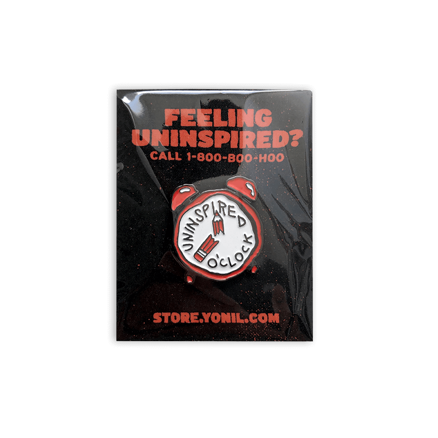 "Uninspired O'clock" Pin Goods- YONIL | The Store