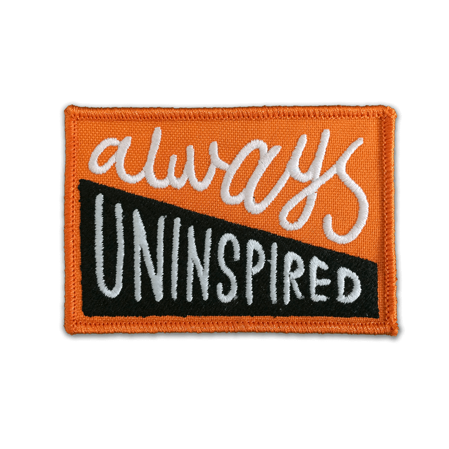 "Uninspired" Patches Goods- YONIL | The Store
