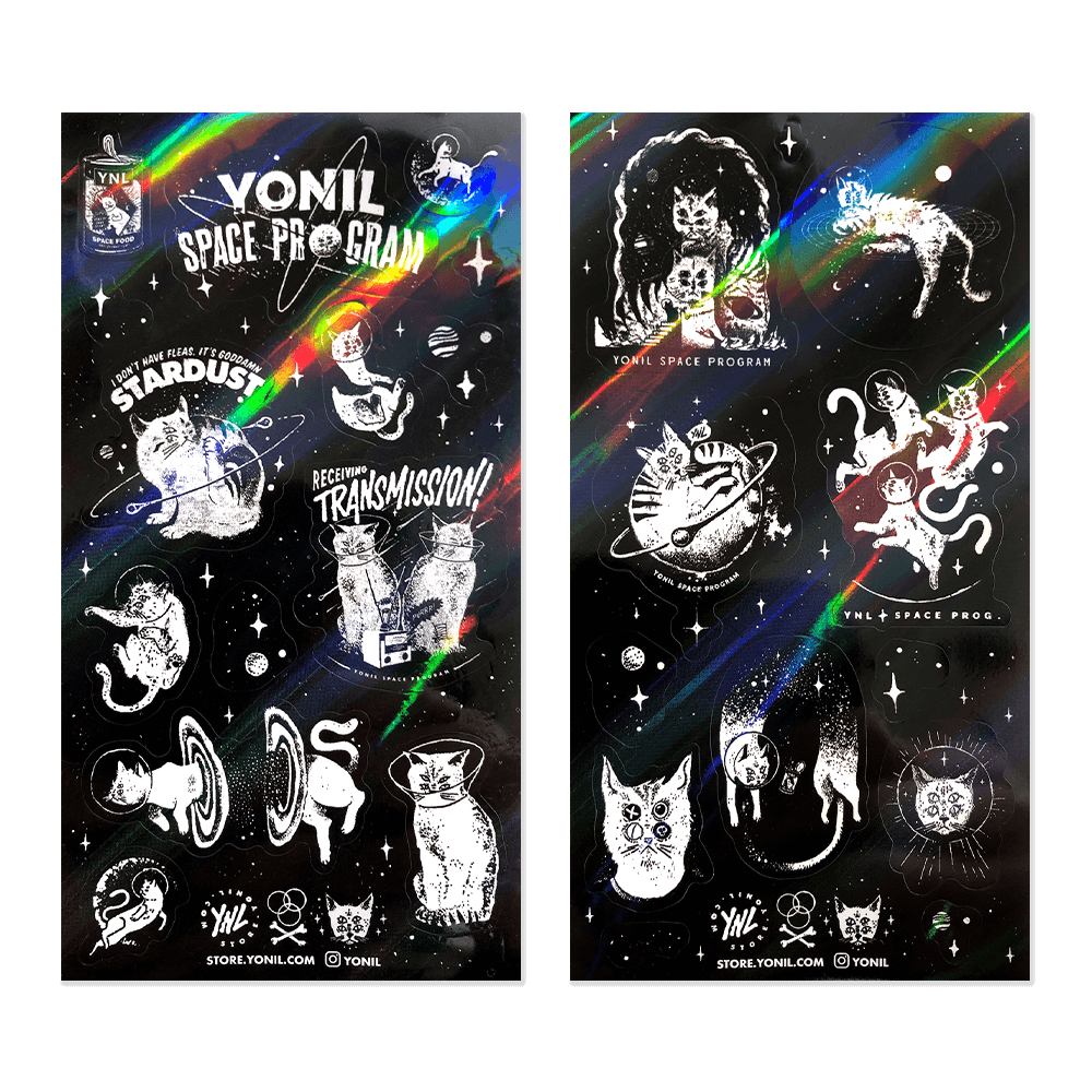 "YONIL Space Program" Sticker Sheets