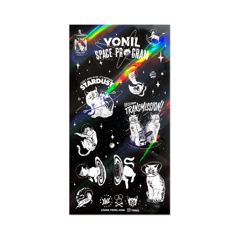 "YONIL Space Program" Sticker Sheets