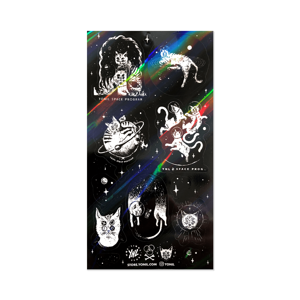 "YONIL Space Program" Sticker Sheets