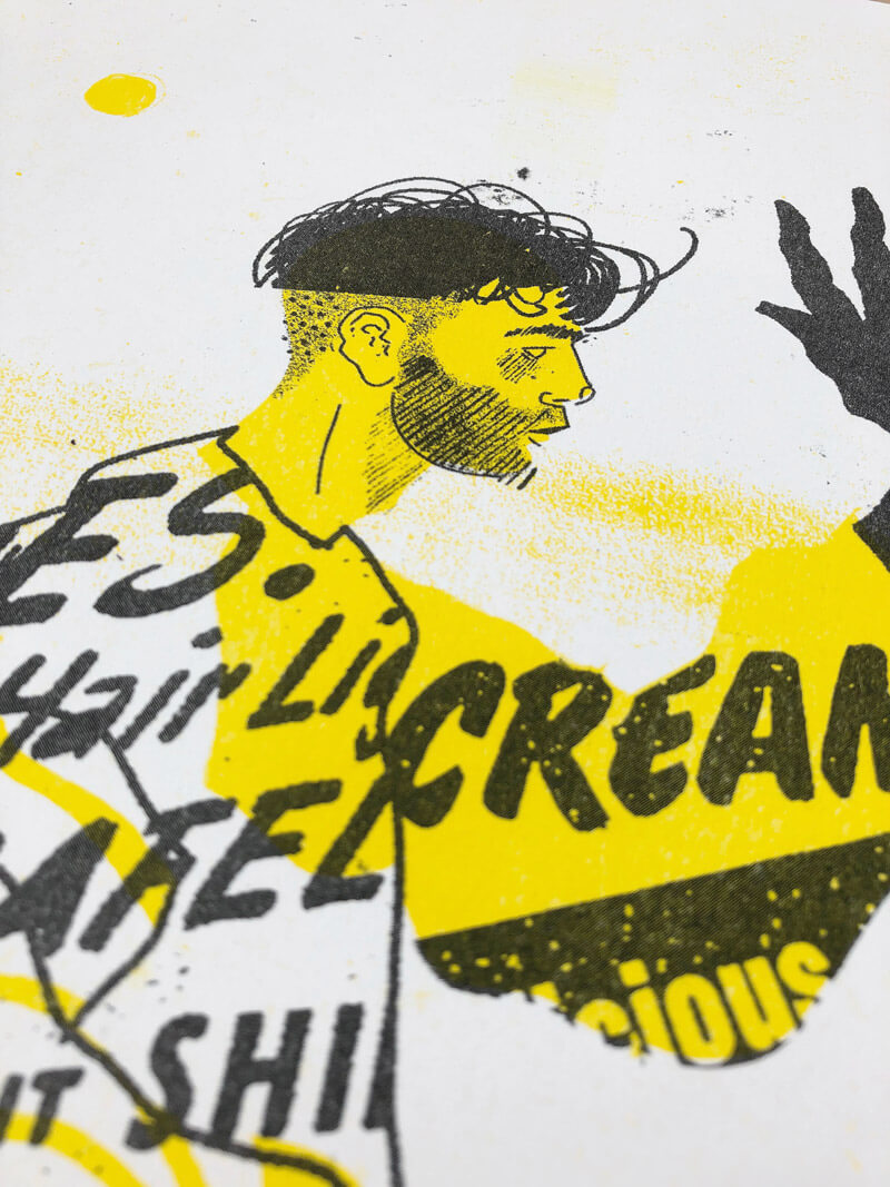 "January 7, 2019" Limited edition RISO print Print- YONIL | The Store